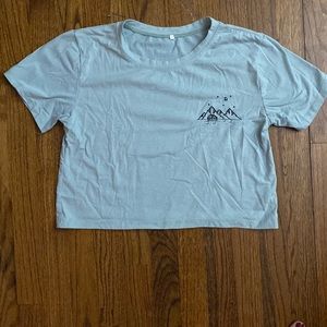 Cropped Set of T-shirt, soft fabric and hardly worn